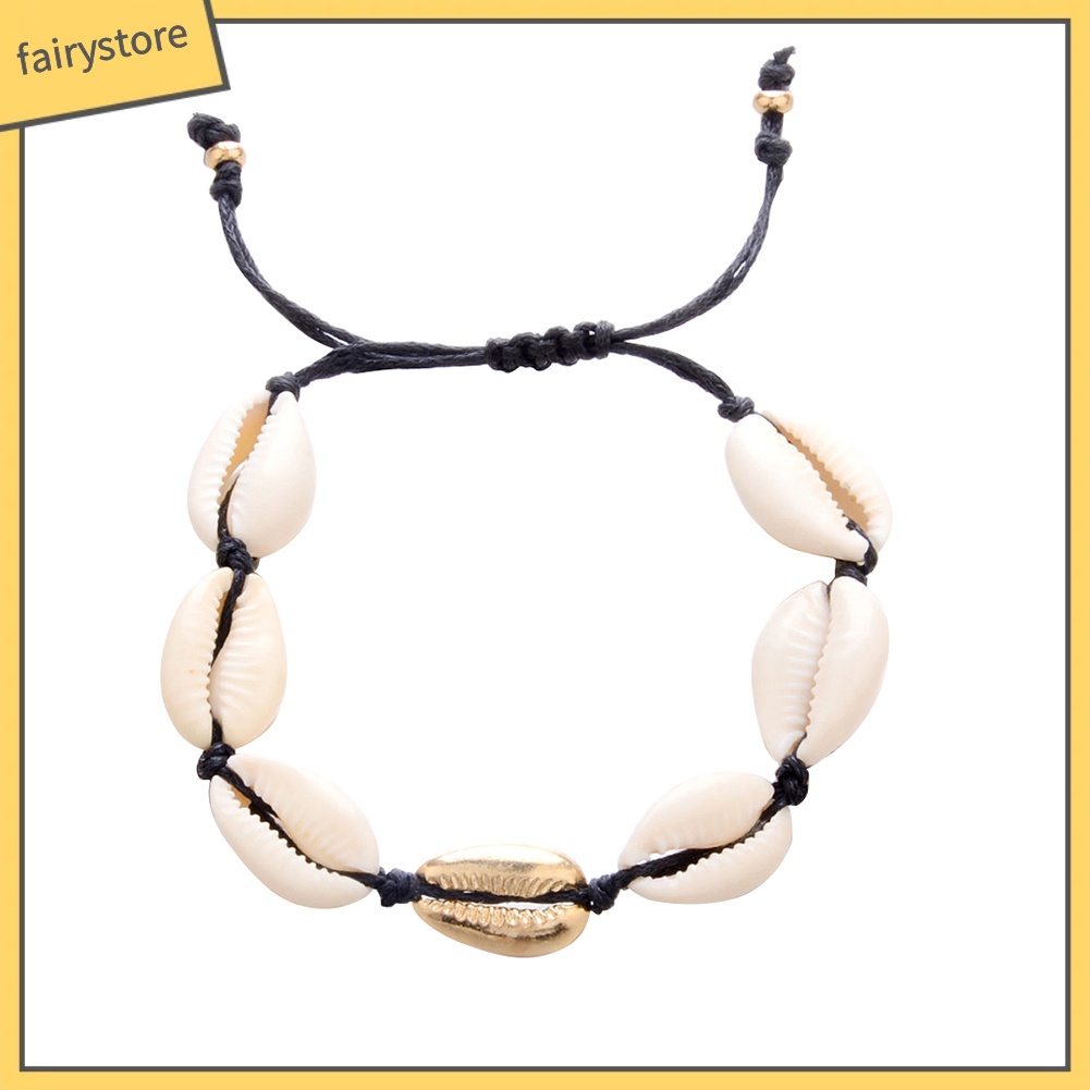 Vòng Đeo Chân Họa Tiết Vỏ Sò Phong Cách Boho Thời Trang Dành Cho Nữ [Fairy1] [Fairy1]