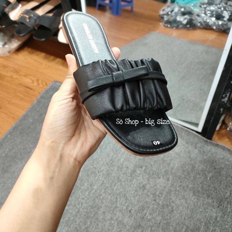 Dép bệt quai nhúng gắn nơ nhẹ nhàng có big size 40-46