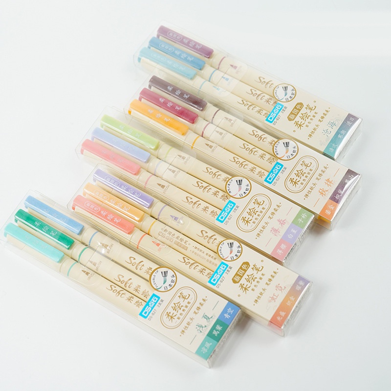 Set 3 Bút Đánh Dấu Trang Sách Mềm Mại DIY