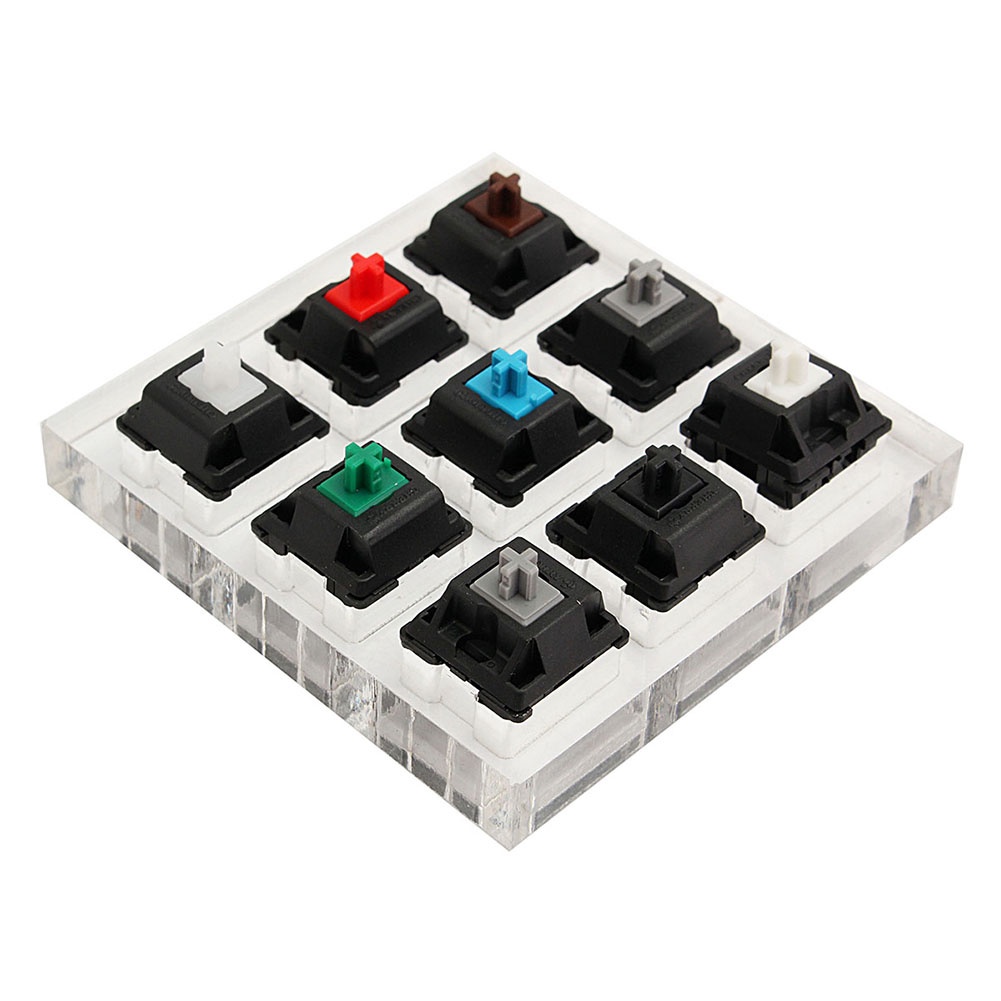 Bộ 9 Nút Nhựa Acrylic Hình Hoa Hướng Dương Kiểm Tra Bàn Phím Cherry MX Switches