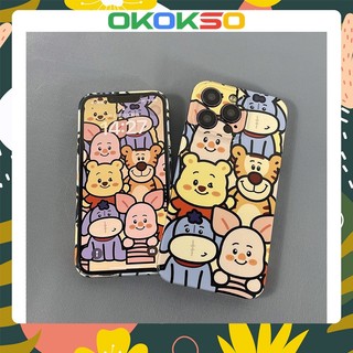Suitable for OPPO mobile phone case Reno9/Reno8/Reno7pro/reno6/7z/5 new Winnie Bear Friend anti-fall mobile phone case soft case R17 couple Reno4/Reno4pro/Reno4z /Findx3pro/Findx5pro