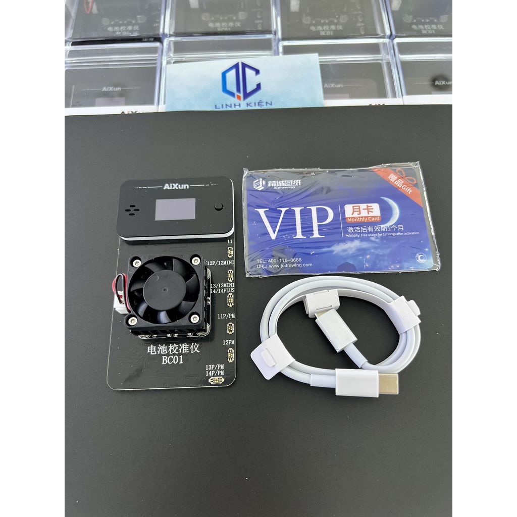 Box kích % pin Aixun BC01