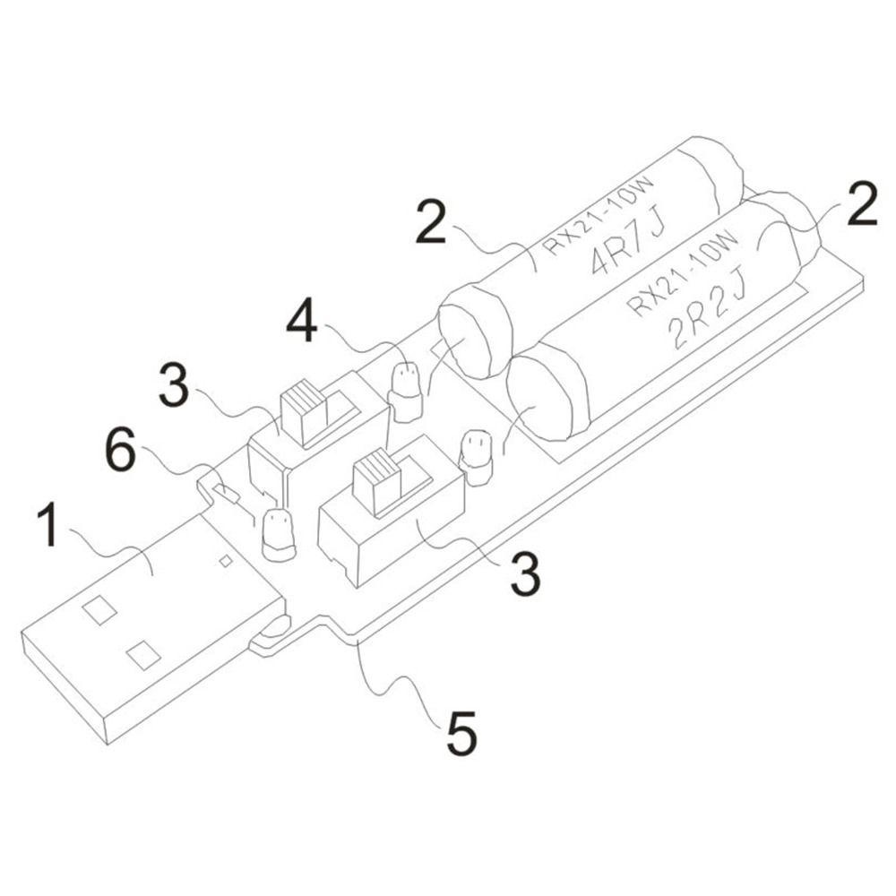 Usb Kiểm Tra Điện Trở Nguồn Pin Di Động Độ Chính Xác Cao