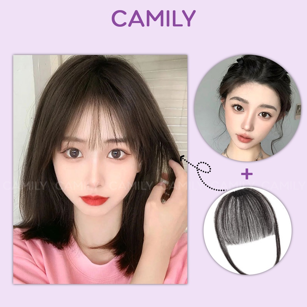 Tóc mái giả Camily mái giả thưa phong cách Hàn Quốc nhiều màu dễ thương CM04