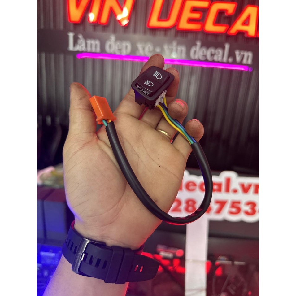 Nút Passing Gắn Như Zin Cho Cùm NVX v1, Cùm NVX Mod Ex135, Mio