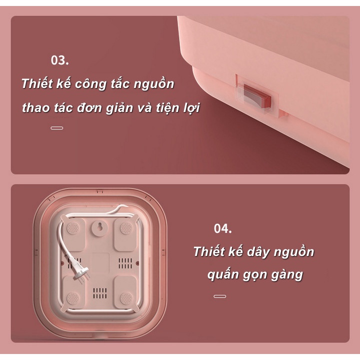 Máy Ngâm và massage chân Folding Foot Bath Điều Khiển Từ Xa - Home and Garden