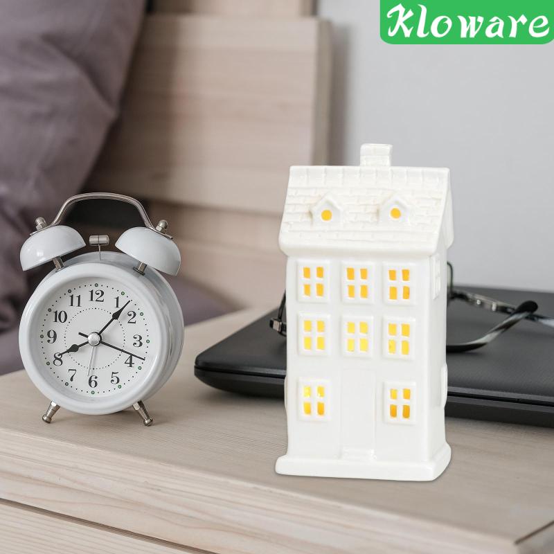 Đèn LED Hình Ngôi Nhà Bằng Sứ Dùng Trang Trí Phòng Khách