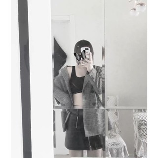 [ORDER] Váy da dây kéo cá tính Ulzzang