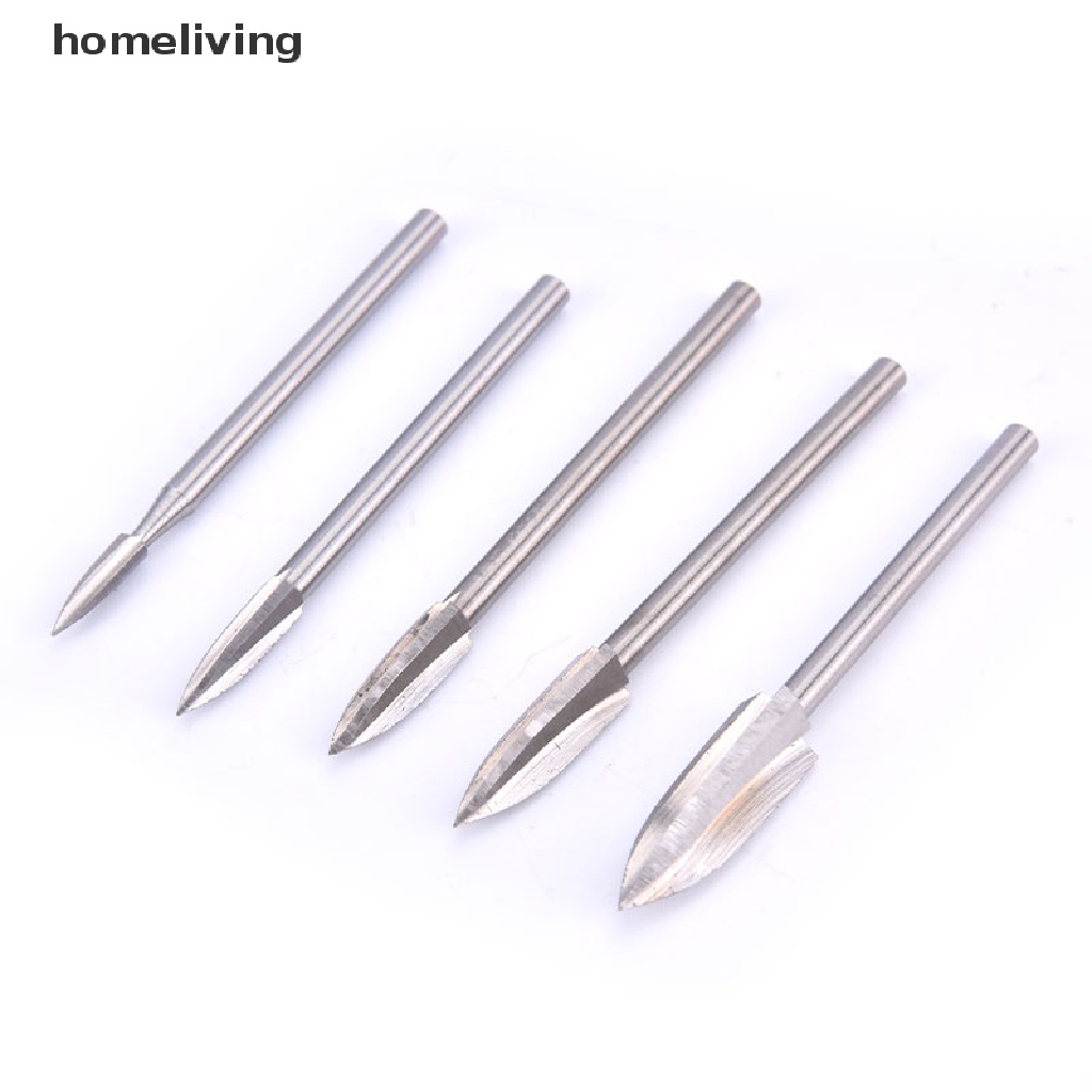 Set 5 Mũi Khoan Chạm Khắc Gỗ Chuyên Dụng