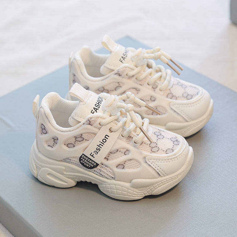 Giày Thể Thao Cho Bé Trai Bé Gái Từ 4 - 12 Tuổi Vải Lưới Thoáng Khí Kháng Khuẩn êm chân Năng Động