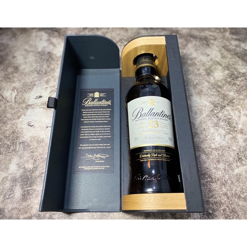Vỏ chai rượu ngoại ballentines 21 limited