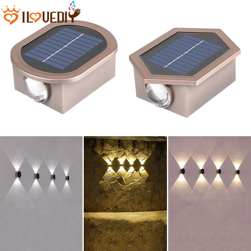 Đèn LED Năng Lượng Mặt Trời Chống Thấm Nước Phong Cách Vintage Độc Đáo Trang Trí Sân Vườn