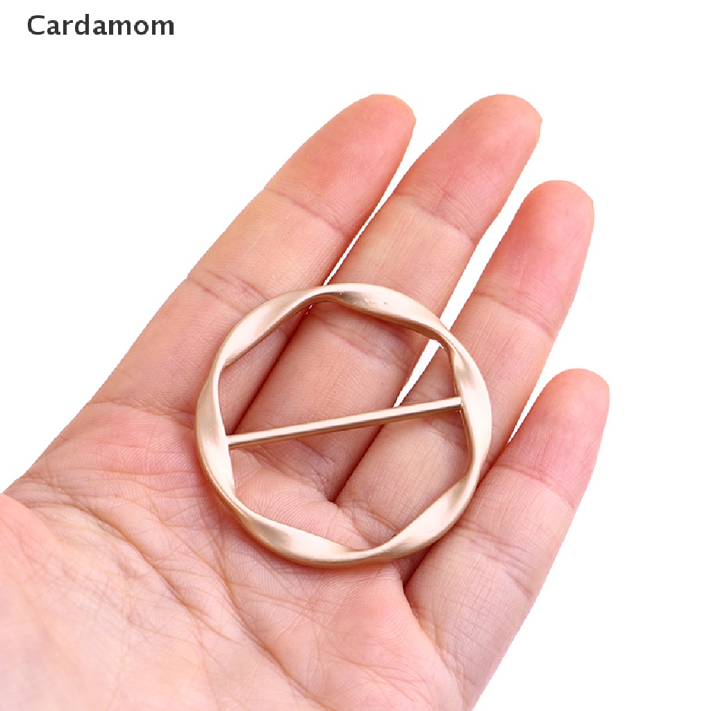 Kẹp Áo Thun Hình Tròn Thanh Lịch Có Khóa Cài Khăn Choàng