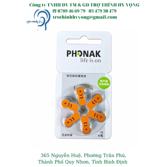Pin máy trợ thính