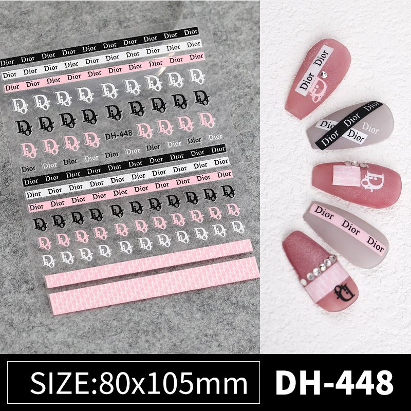 Stickers Dior DH-448 Pink (Miếng)