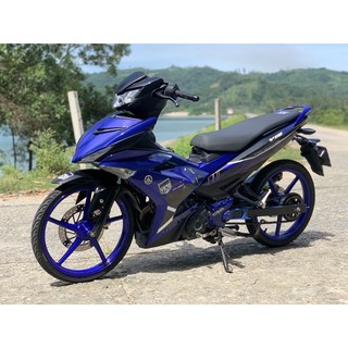 Tem exciter 150 y15zr xanh đen
