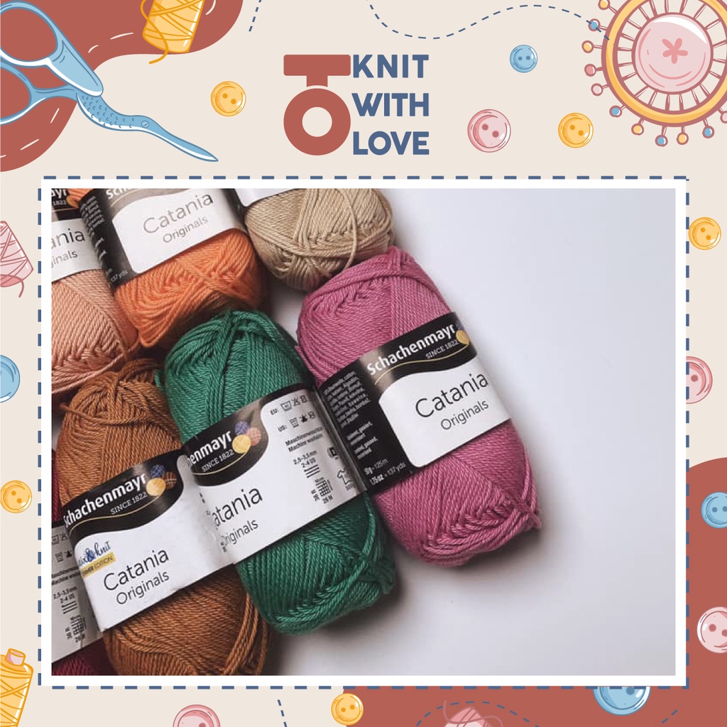 [THANH LÝ] LEN CATANIA cotton cao cấp, cuộn 50g đan móc thú bông, áo váy handmade