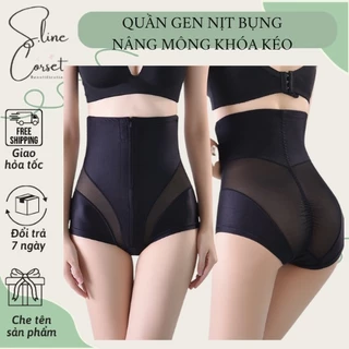 Quần Gen Bụng Cạp Cao Kéo Khoá, Quần Nịt Bụng Định Hình Chống Cuộn, Chống lộ Viền Hàng Cao Cấp YS52
