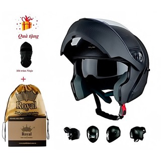 Mũ bảo hiểm Fullface Lật Hàm M179 đen