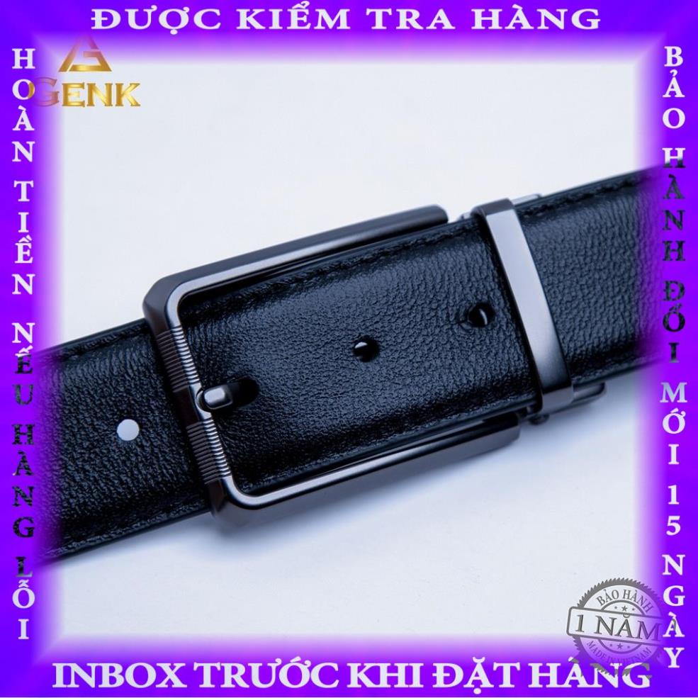 Thắt Lưng Nam Da Nappa Nguyên Thuỷ Cao Cấp Thương Hiệu Genk - GDN07 hanthanh