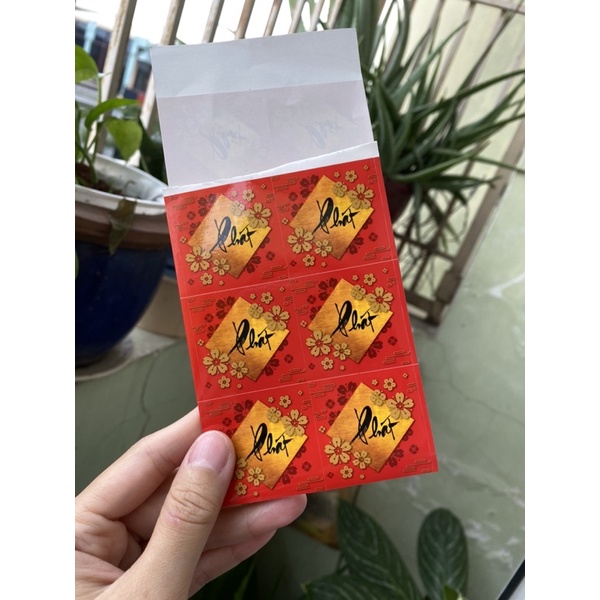 Tem nhãn trang trí Phúc Lộc - Tài Lộc mừng năm mới - Happy New Year Sticker - Tem cán màng @gocdoquyen