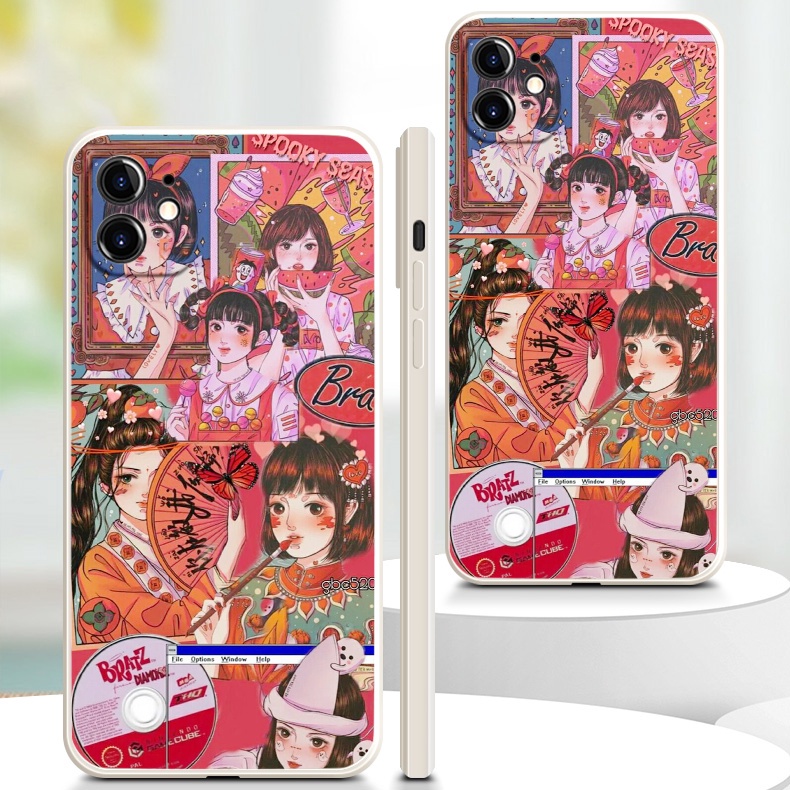 Ốp lưng iphone cạnh vuông cô gái nhật bản dẻo iphone 6/6plus/7/7plus/8/8plus/x/xr/xs/11/12/13/14pro/max/promax mo019