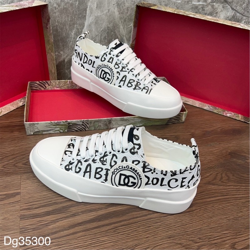 Giầy DG nam quai ngang chữ dập nổi siêu hot_Giầy nam DG da cấp
