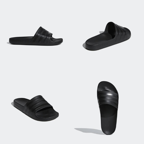 Dép chính hãng adidas adilette aqua xanh rêu nam nữ đúc nguyên khối quai ngang không thấm nước