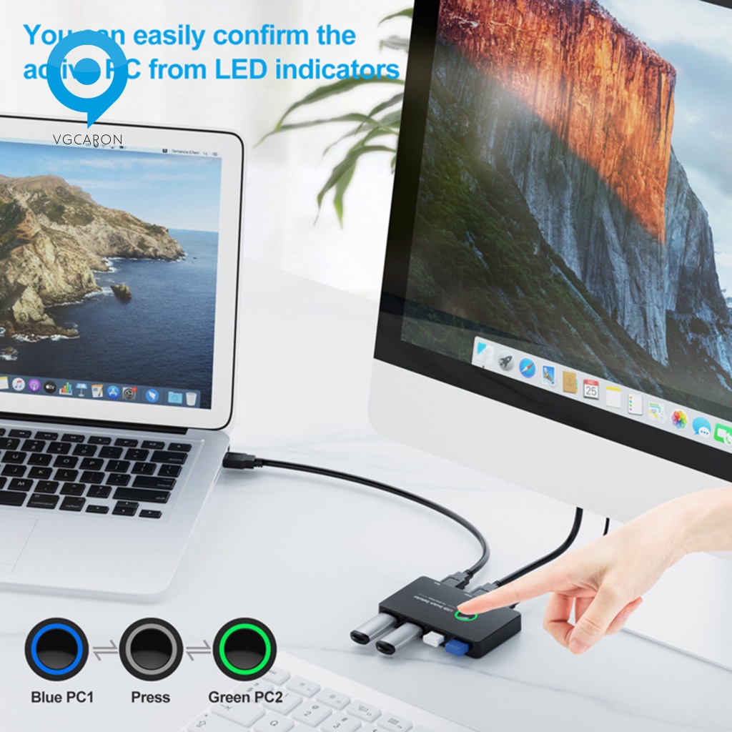 1 Bộ Hub Chuyển Đổi Bàn Phím Chuột Máy Tính Tốc Độ Cao Kết Nối Chữ U Với 2 Cổng USB 3.0