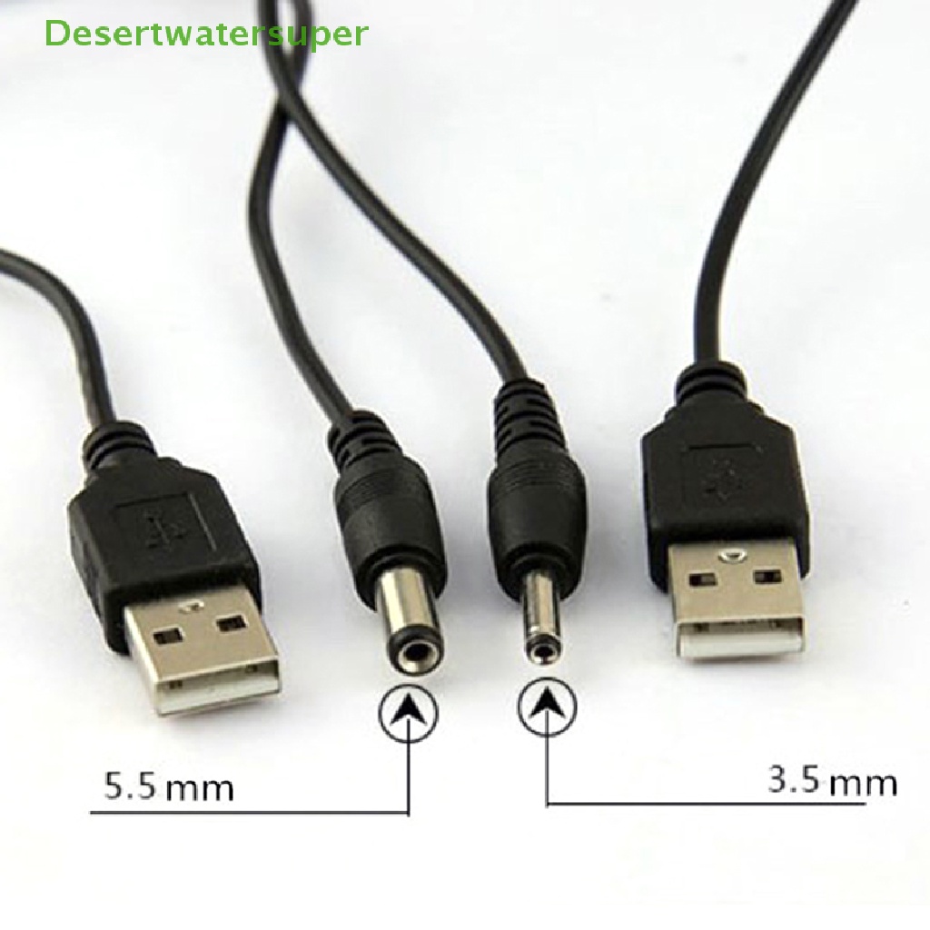 Dây Cáp Kết Nối Cổng USB 2.5 3.5 4.0 5.5mm 5V DC