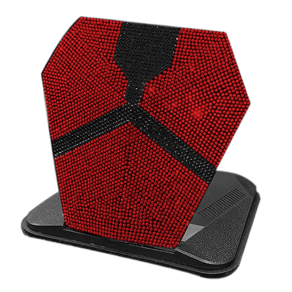 Giá Đỡ Máy Tính Bảng Hai Lớp Chống Trượt Chống Sốc Đính Kim Cương Giả Hình Hoa Hướng Dương Cho Xe Hơi