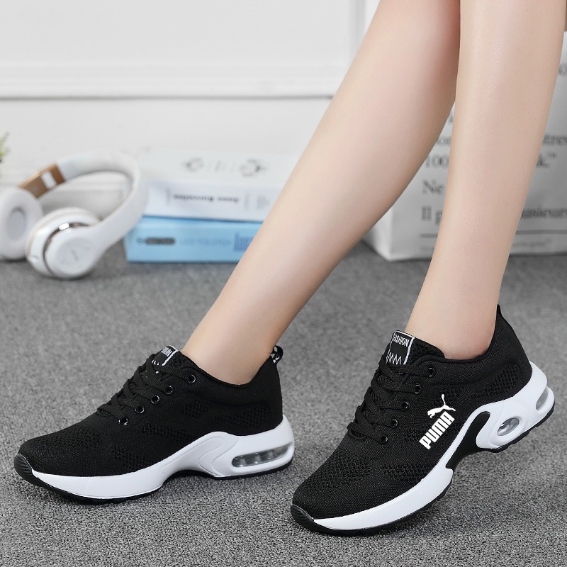 Giày Thể Thao Trắng Thoáng Khí Thời Trang Cho Nữ size 35-42 5 Màu