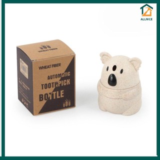 Wheat Straw European Style Cute Koala Fiber Wheat Cartoon Toothpick