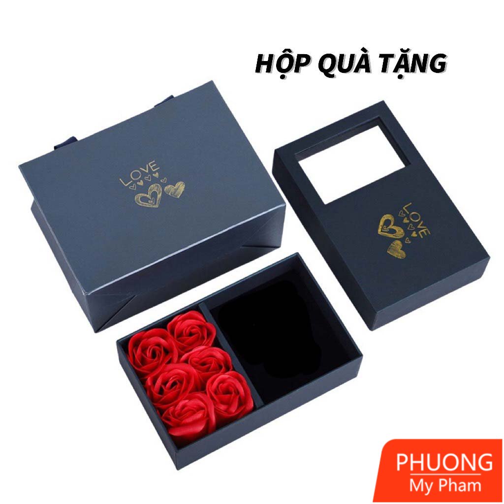 Hộp Quà Tặng Sinh Nhật, Valentine Hộp Đựng Quà Hoa Hồng Sáp Thơm Kèm Túi