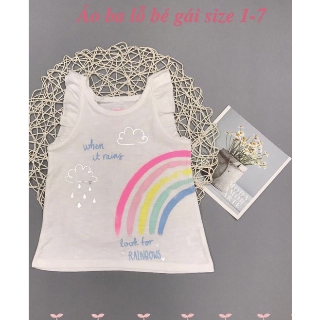 Áo cánh tiên bé gái jum ping hoạ tiết cực yêu sz 1-7Y