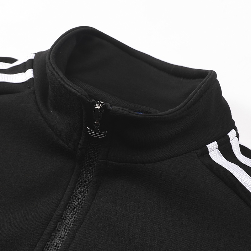 Áo Khoác Gió Adidas 100% Lông Cừu Thêu Logo Athleisure Thời Trang Cho Nam Và Nữ