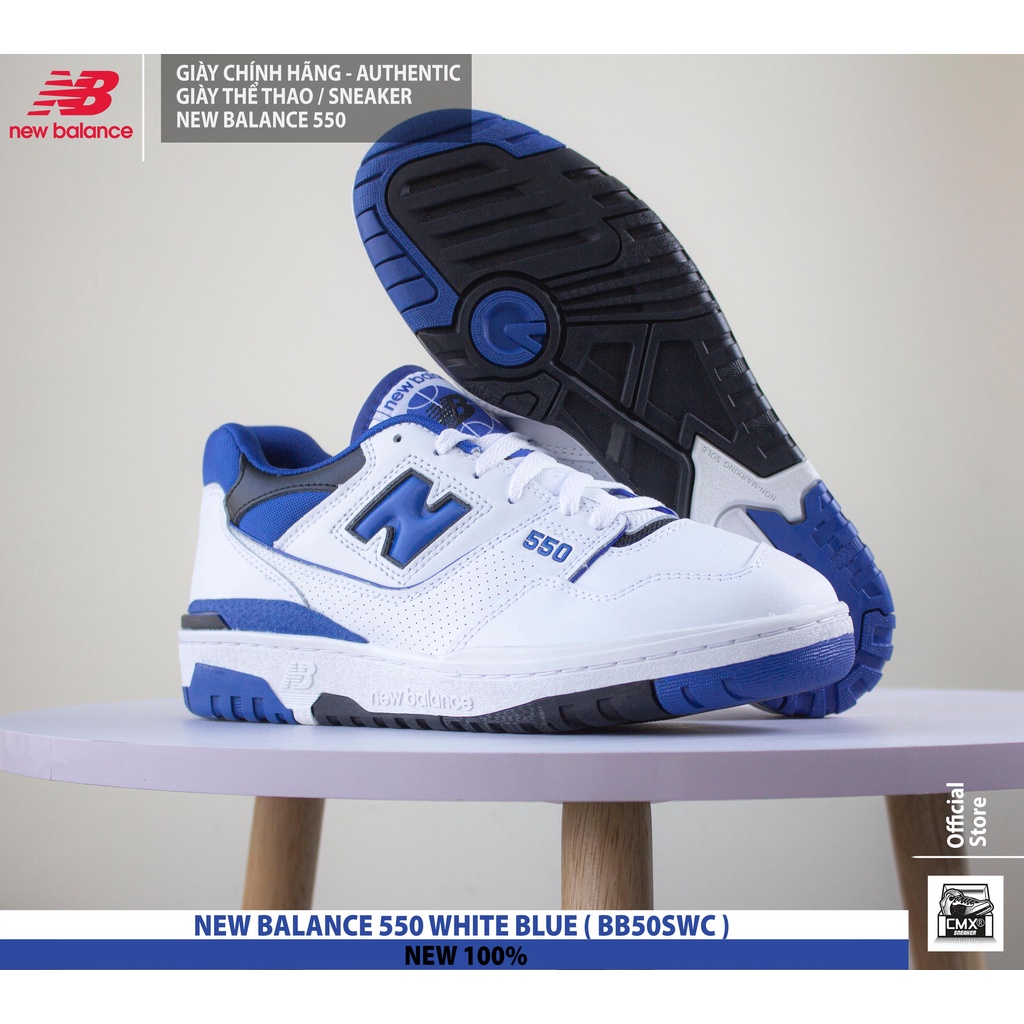 Giày New Balance 550 WHITE BLUE  - AUTHENTIC 100%