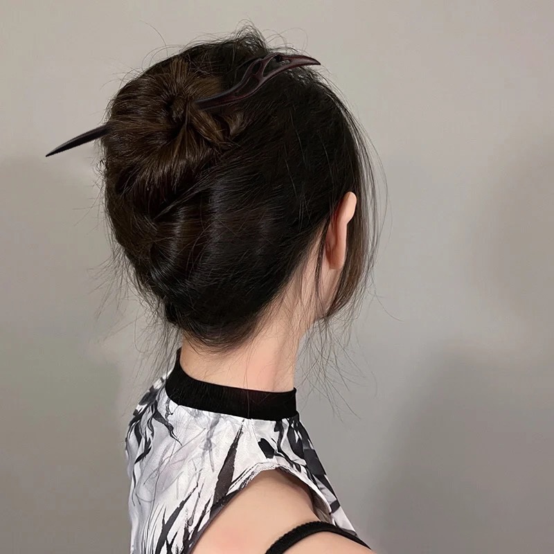 Trâm Cài Tóc Bằng Gỗ Đàn Hương Phong Cách Trung Hoa Thời Trang Cho Nữ