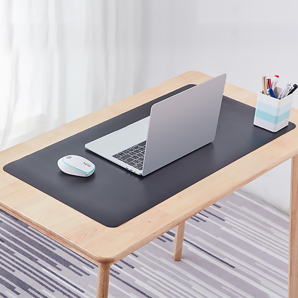 Tấm Lót Chuột Giả Da Chống Trượt Không Thấm Nước Họa Tiết Hoa Hướng Dương Ốp