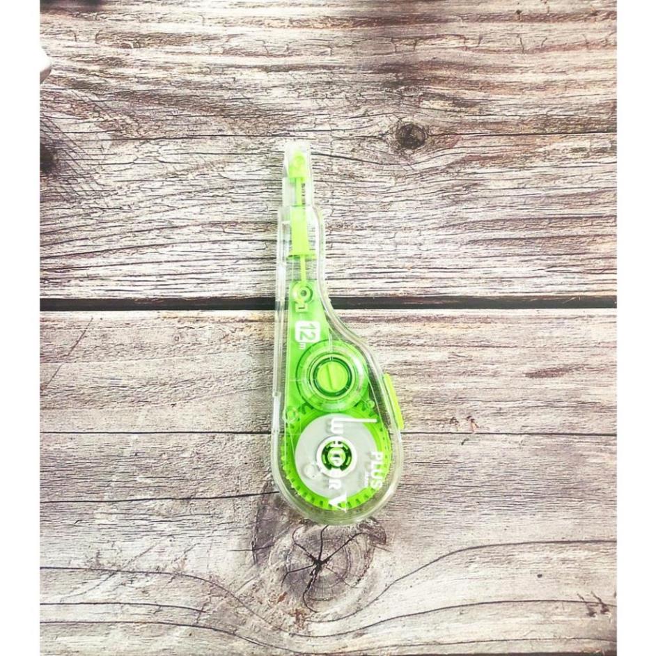 Bút xóa băng cao cấp Plus dài 12m / chiếc - khô nhanh dùng cho văn phòng - học sinh , sinh viên - HIKOMA STORE