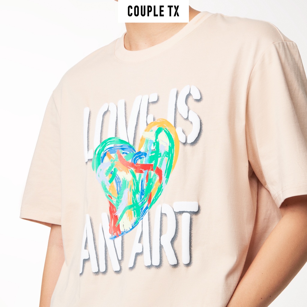 Áo Thun Nam Couple TX In Graphics Love Is An Art MTS 1239