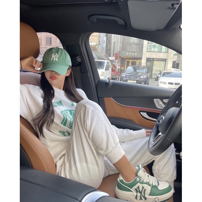 Giày liner MLB green basic