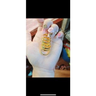 Nhẫn trơn 24k mạ vàng đủ size