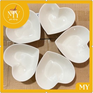 Chén Hình Trái Tim Melamine Cao Cấp - Chén Nhựa