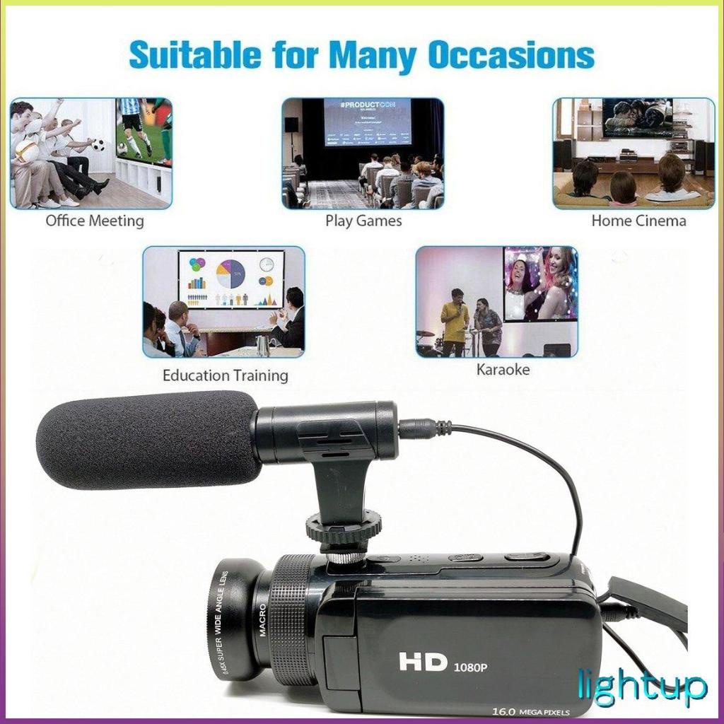 Máy ảnh 4K kỹ thuật số 1080P quay phim di động 2,4 inch Lcd 16X Zoom