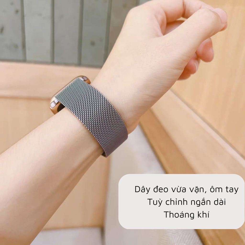 Dây Thép Không Rỉ Cho Đồng Hồ Thông Minh, Siêu bền, Lực Hút Nam Châm Mạnh