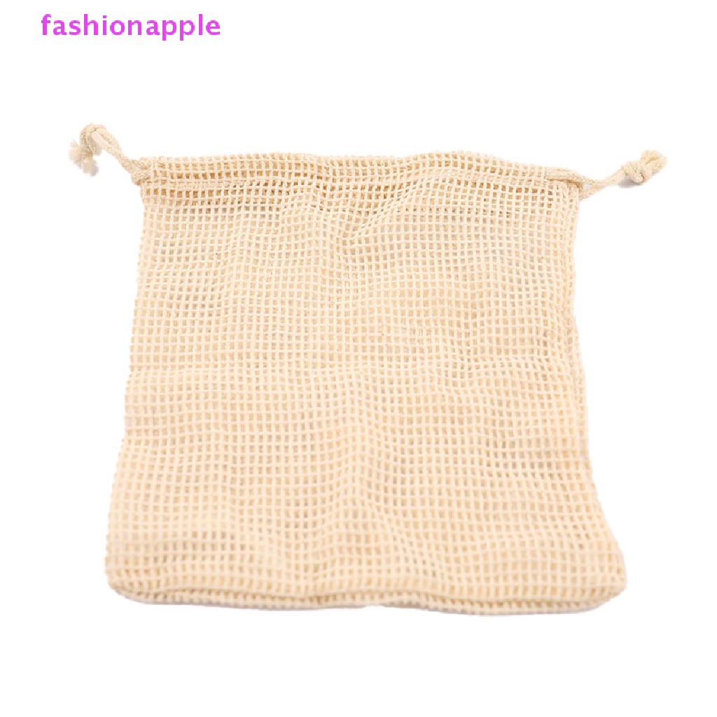 Túi Lưới Cotton Tẩy Trang Tái Sử Dụng Tiện Lợi