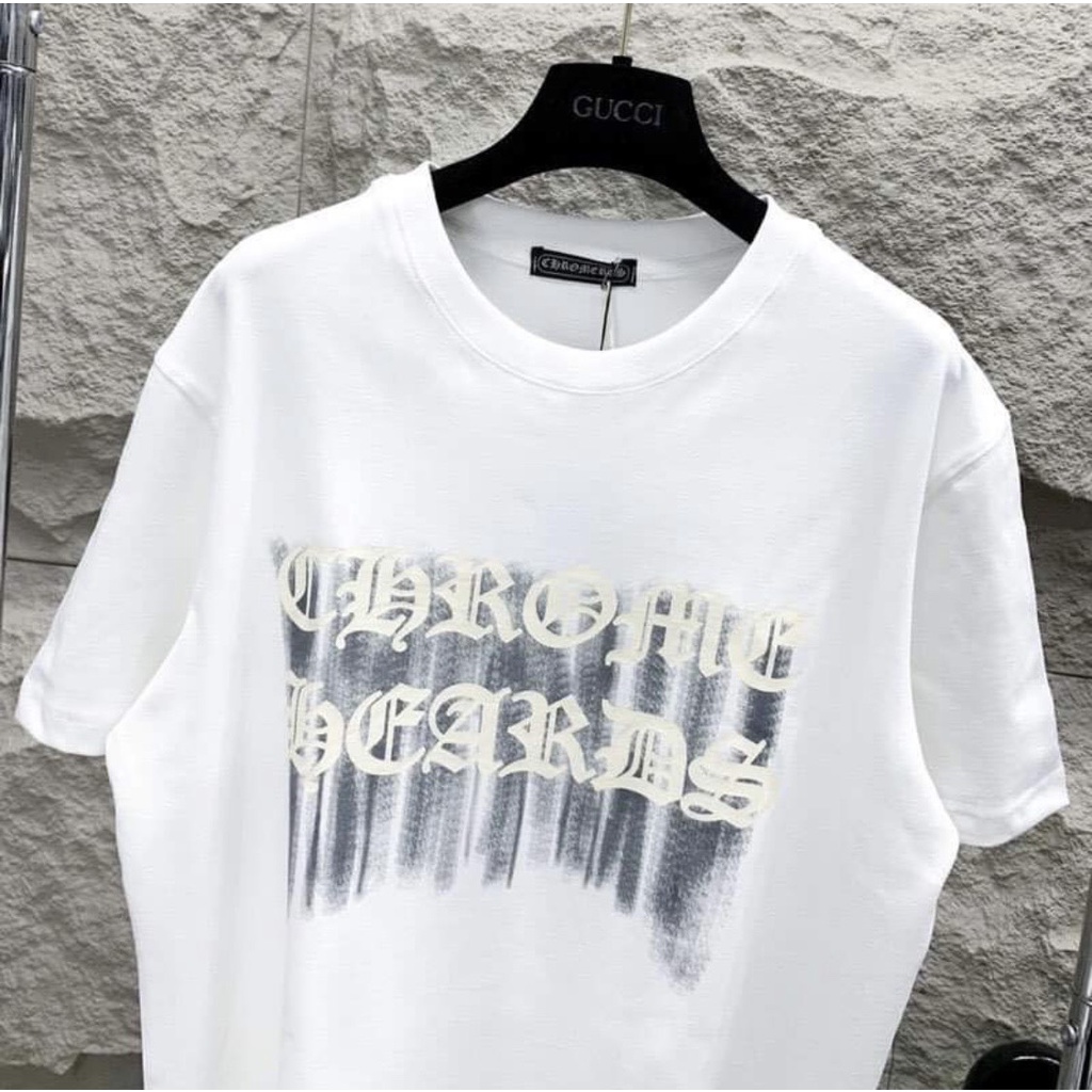Áo Phông Nam Nữ Premium Chrome Hearts In Chảy Logo Thánh Giá Siêu Hot 2023 -  Chất Liệu Cotton Co Giãn 4 Chiều cao Cấp