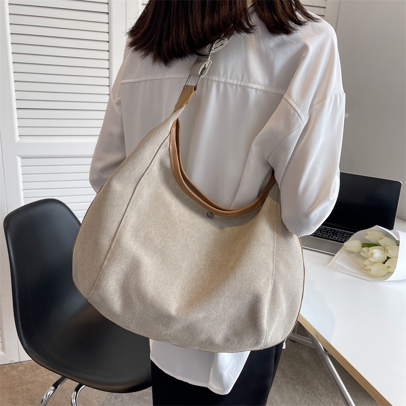 Túi Đeo Vai Sức Chứa Lớn Thiết Kế Đơn Giản Thời Trang Cho Nữ