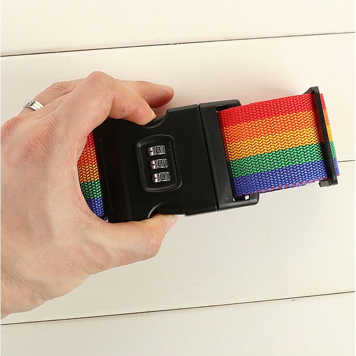 Dây Đai Vali Chữ Thập Có Khóa Chống Trộm Cho Vali Hành Lý